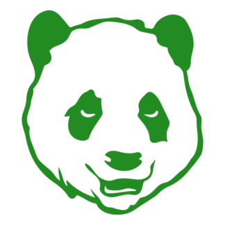 Sexy Panda Decal (Green)
